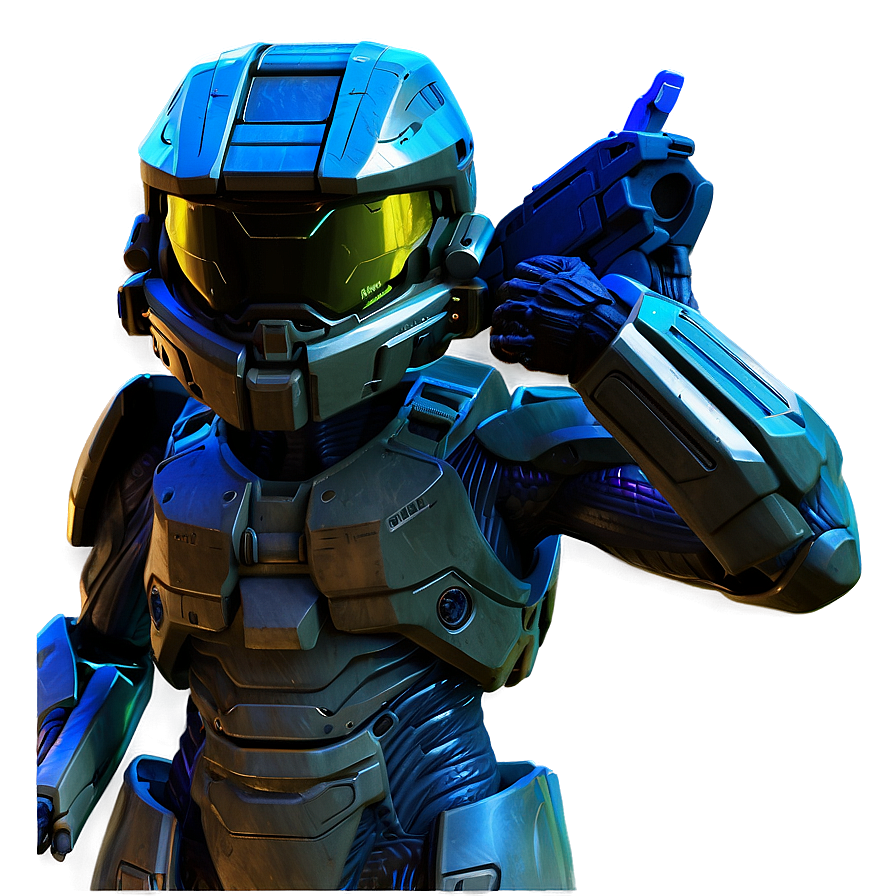 Master Chief Halo Odst Style Png Hgg