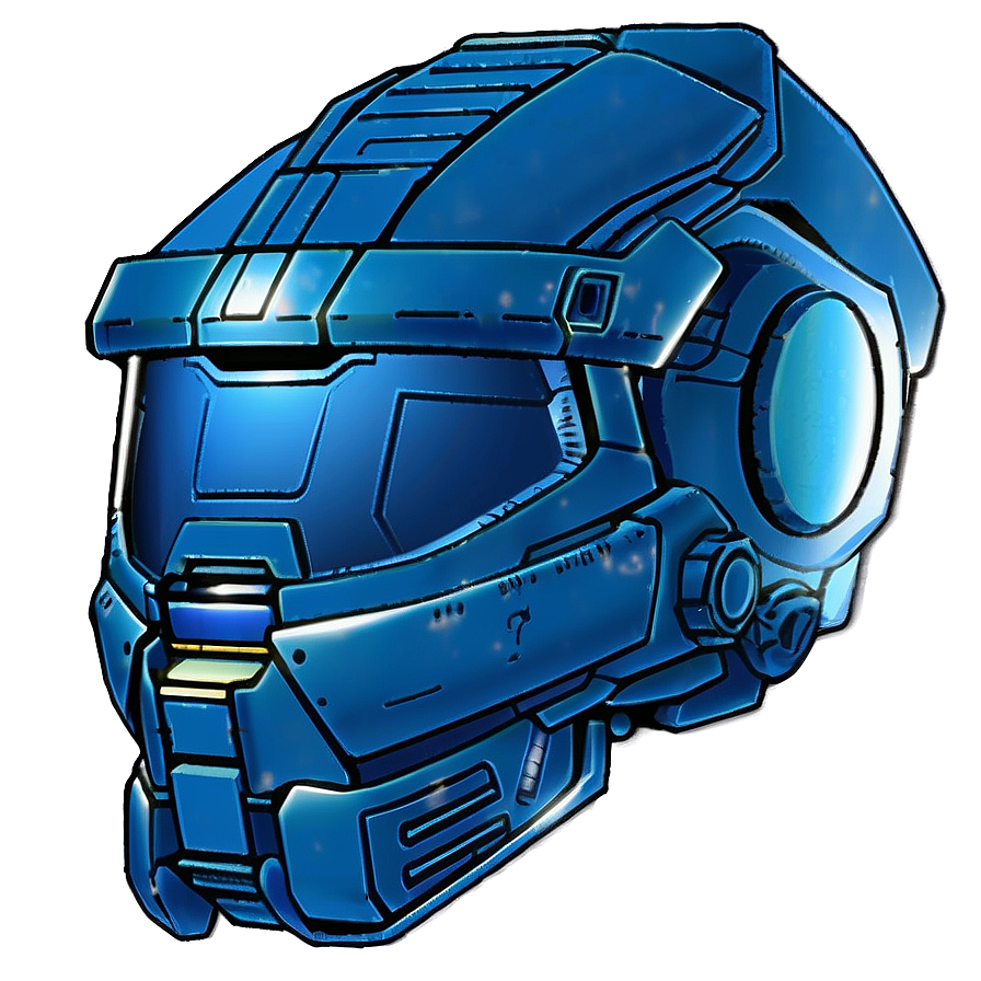 Master Chief Helmet Blueprint Png 41