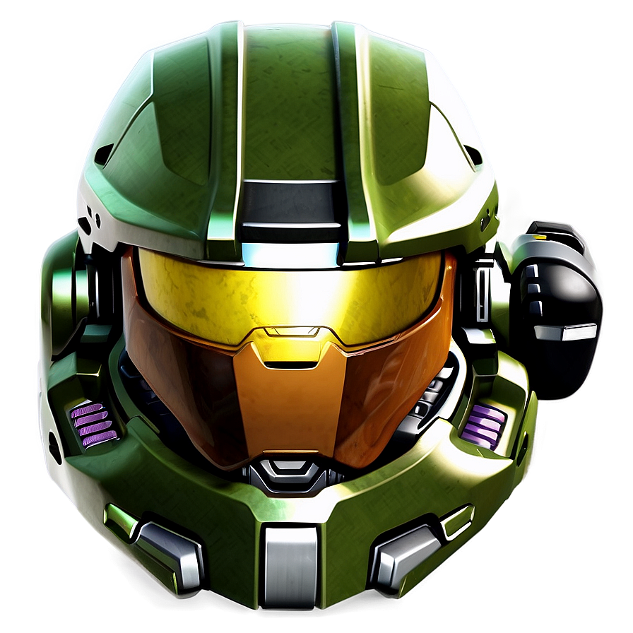 Master Chief Helmet Futuristic Png 58