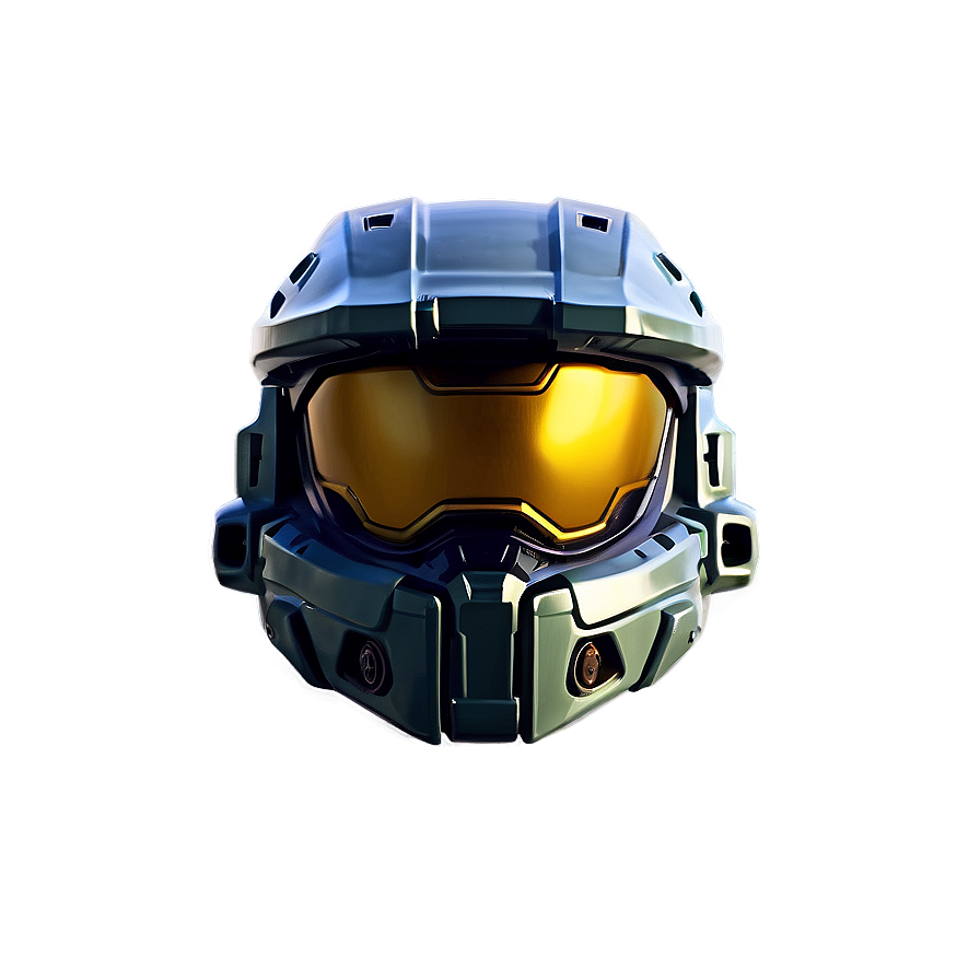 Master Chief Helmet Futuristic Png Syg