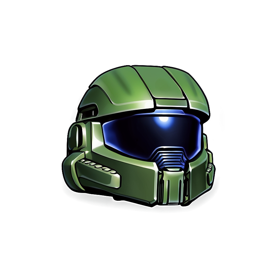 Master Chief Helmet Glossy Png Qxc