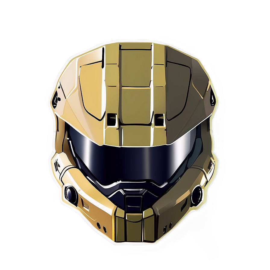 Master Chief Helmet Illustration Png 06132024