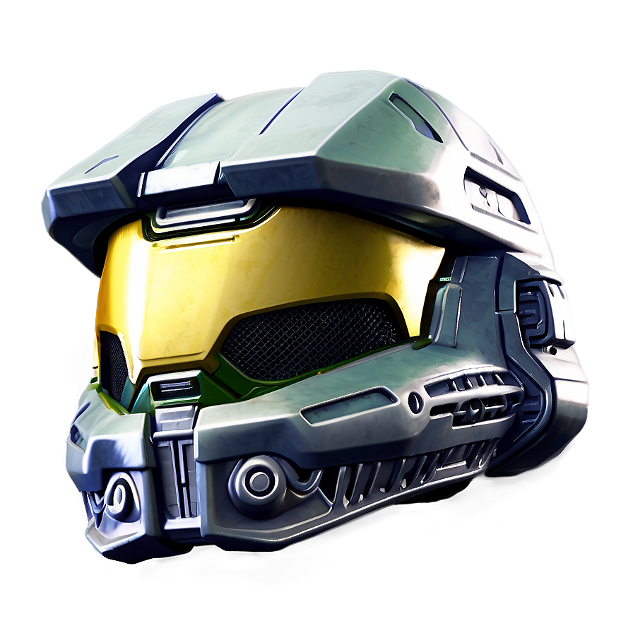 Master Chief Helmet Metallic Png Sjn29