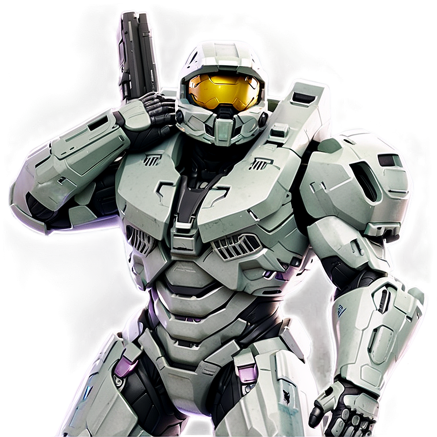 Master Chief Iconic Stance Png 95