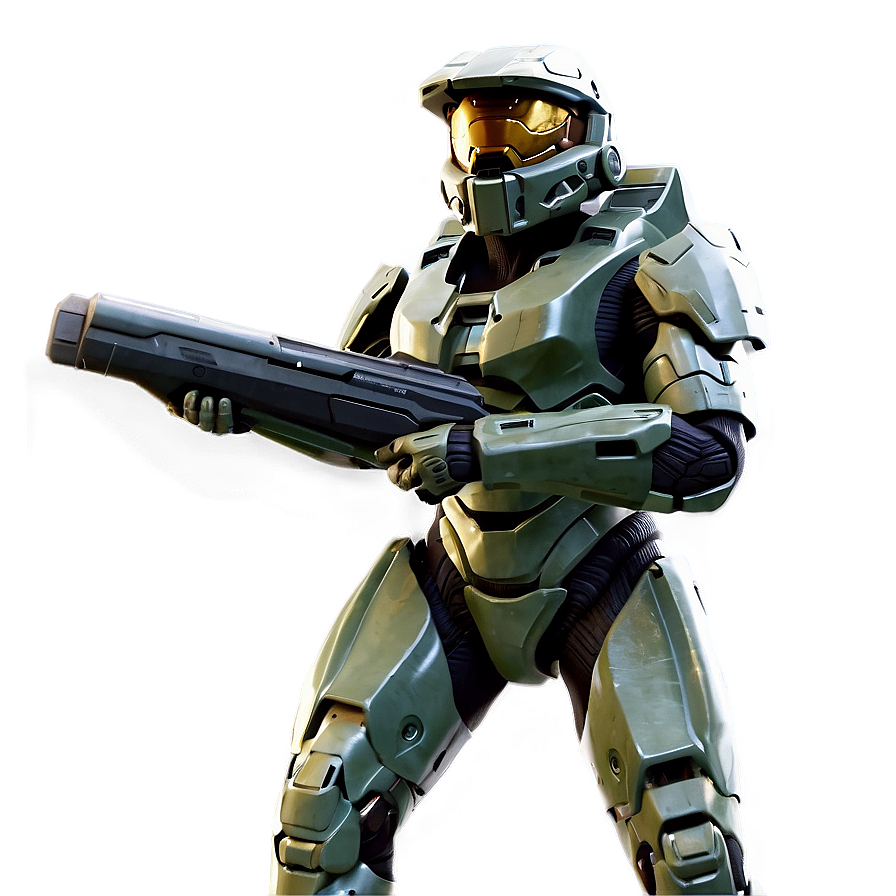 Master Chief In Battle Png 05212024