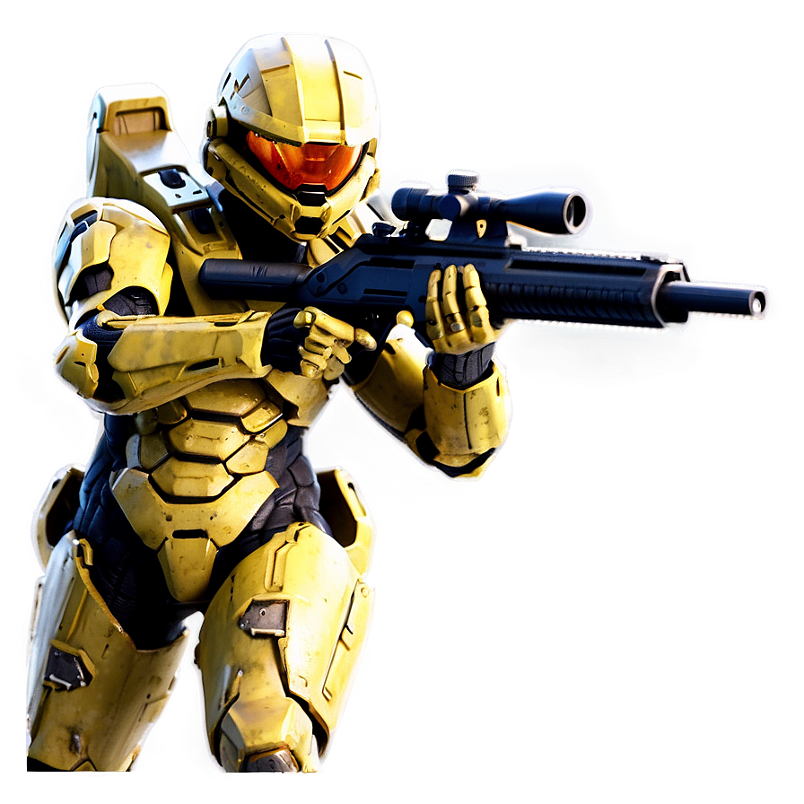 Master Chief Sniper Stance Png Wyh