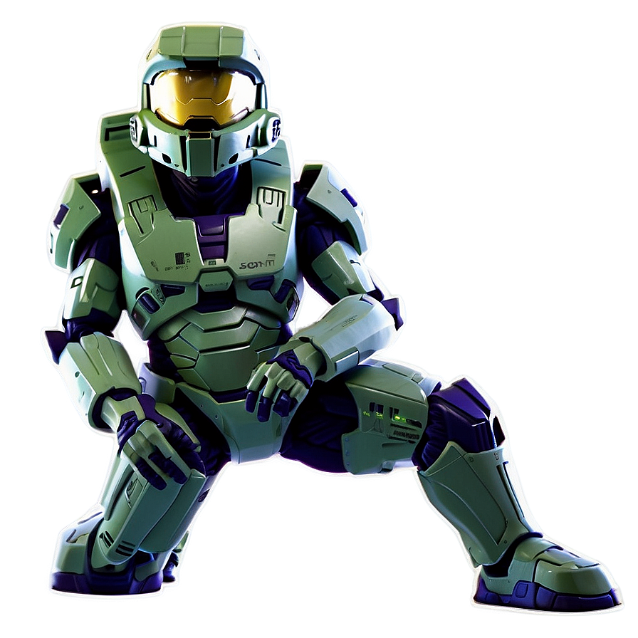 Master Chief Victory Pose Png Fld86