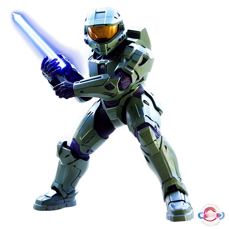 Master Chief With Energy Sword Png 05212024