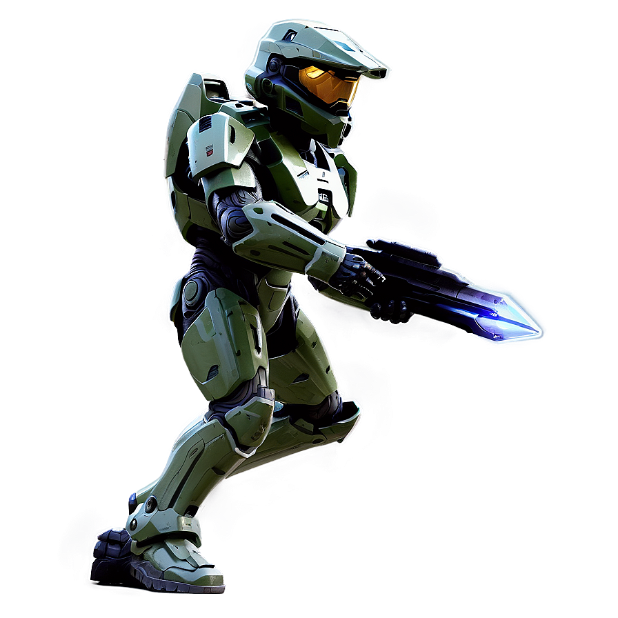Master Chief With Energy Sword Png Lun