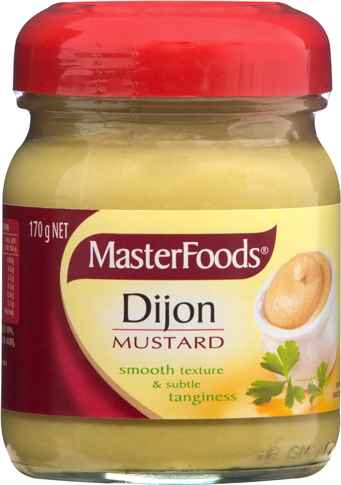 Master Foods Dijon Mustard Jar