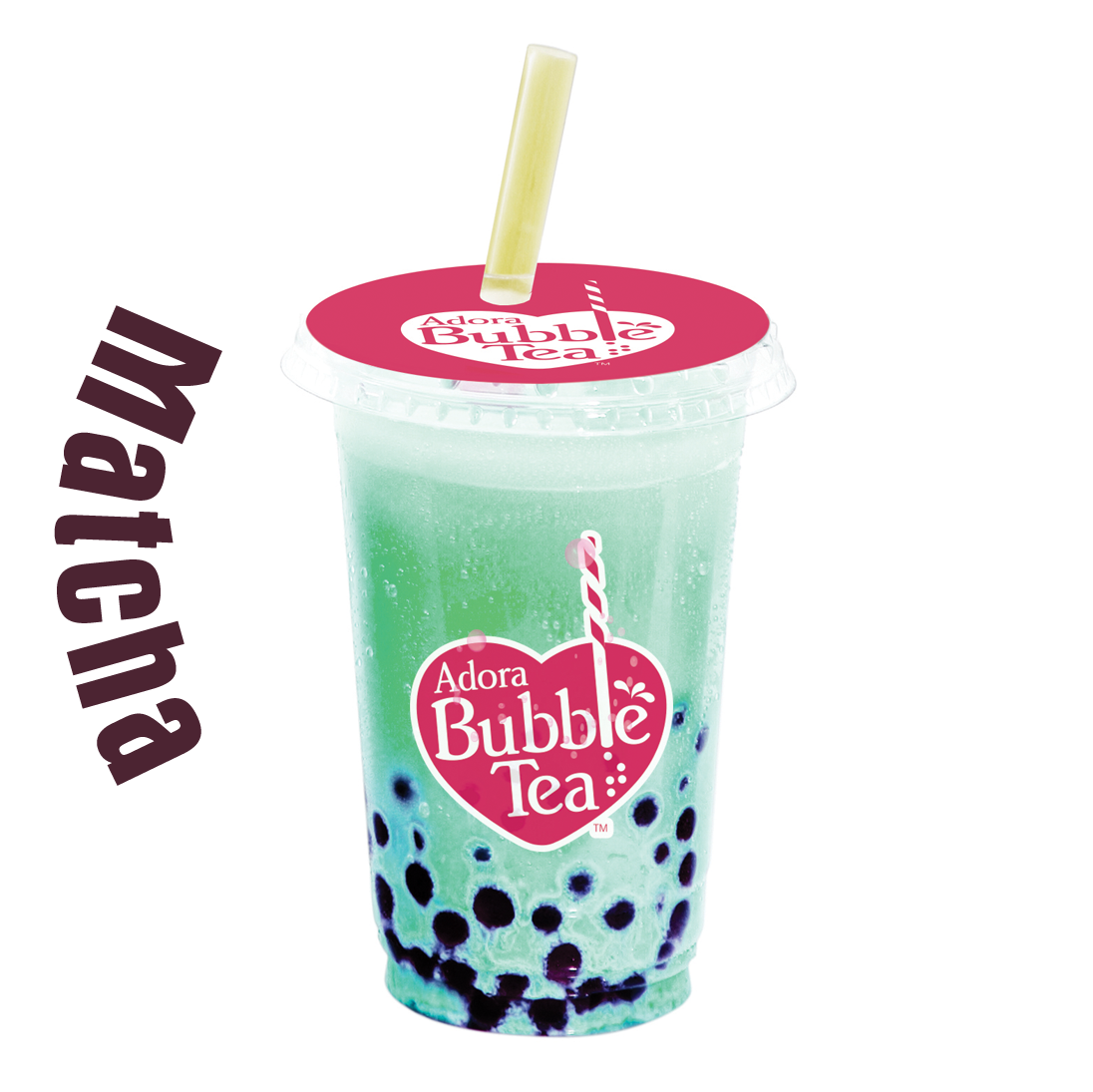 Matcha Bubble Tea Adora Brand