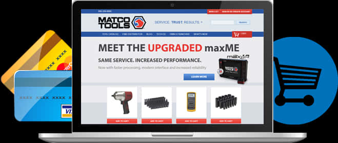Matco Tools Website Upgrade Promotion