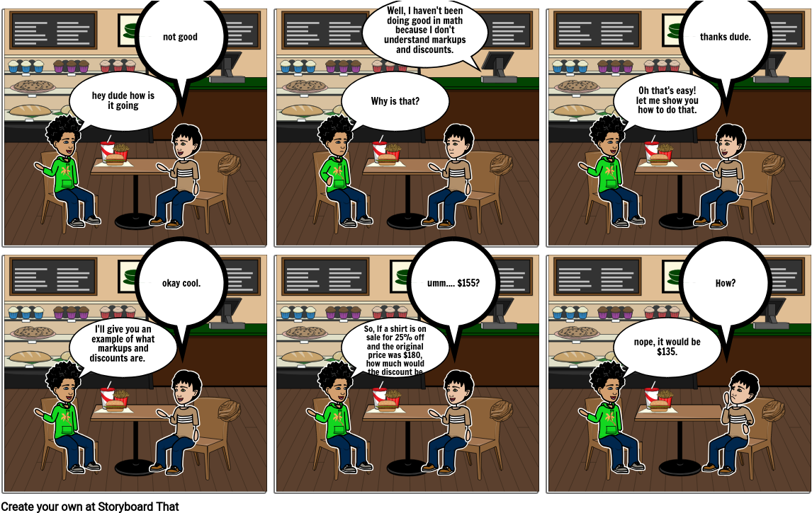 Math Tutorial Comic Strip