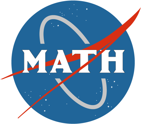 Mathematics Space Theme Logo