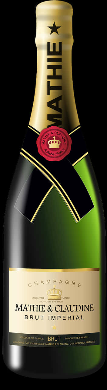 Mathie Claudine Brut Imperial Champagne Bottle