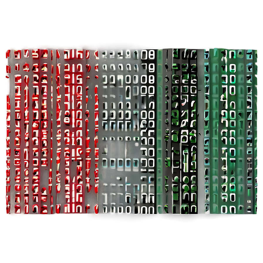 Matrix Code Digital Rain Effect Png Hld