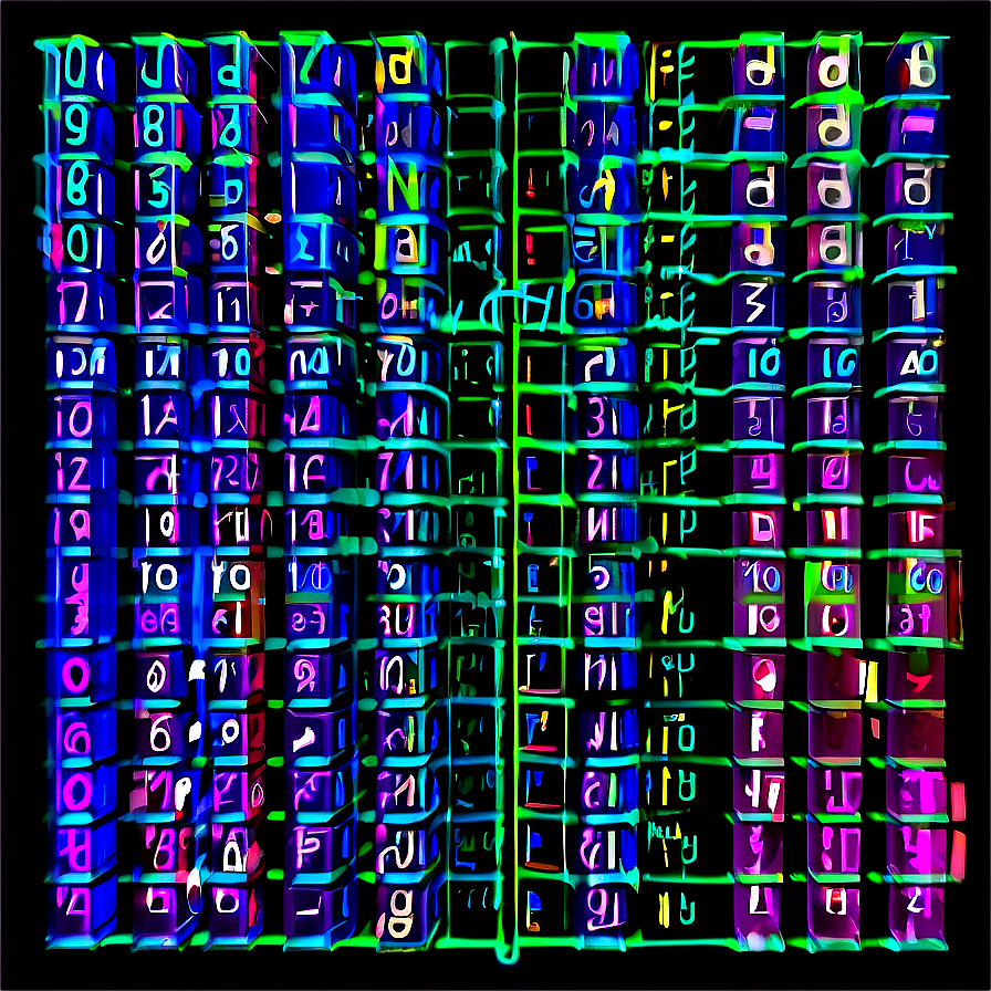 Matrix Code Network Grid Png Aym4