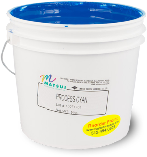 Matsui Process Cyan Plastic Bucket