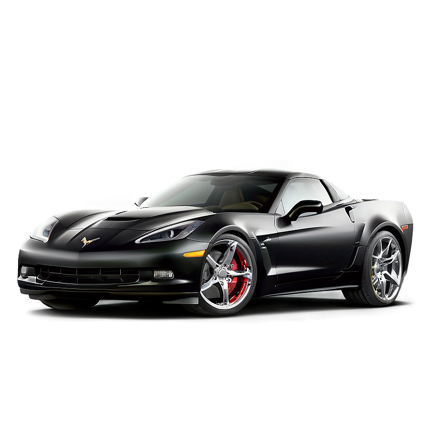 Matte Black Corvette Png Ytt