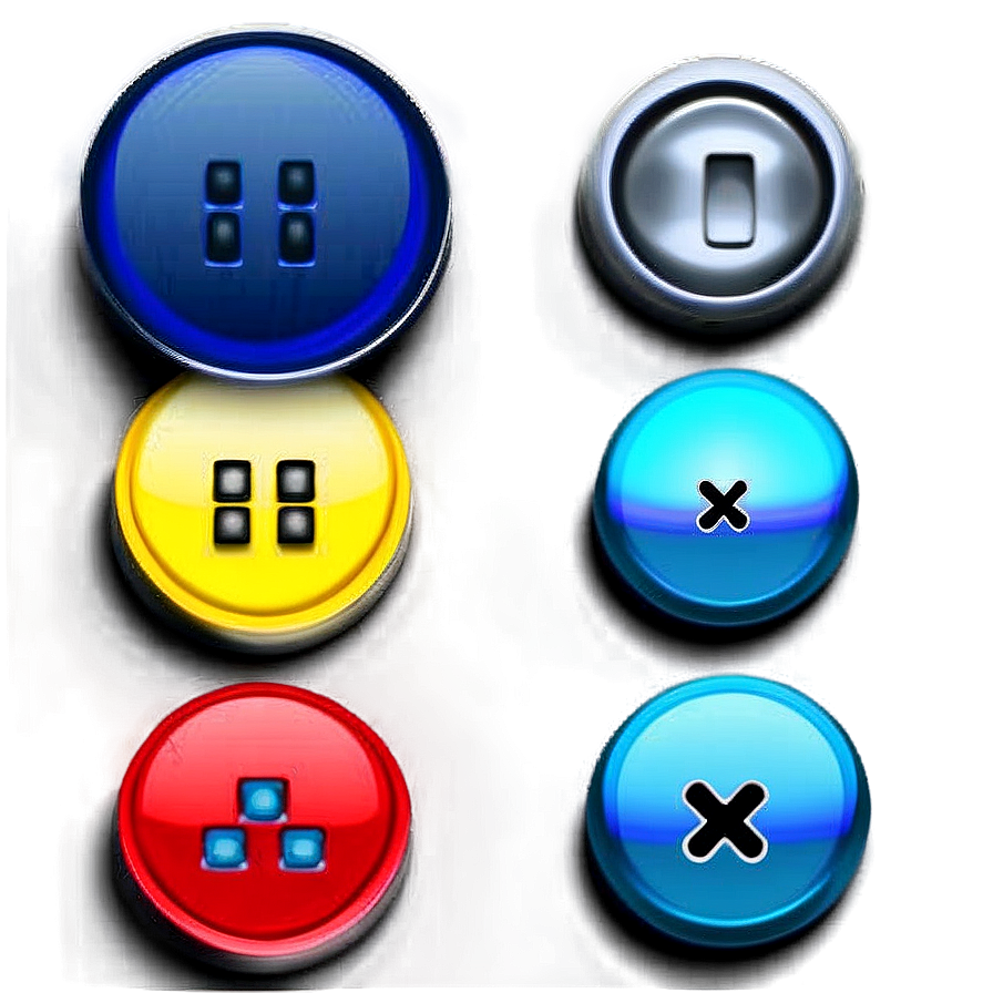 Matte Buttons Selection Png 06262024