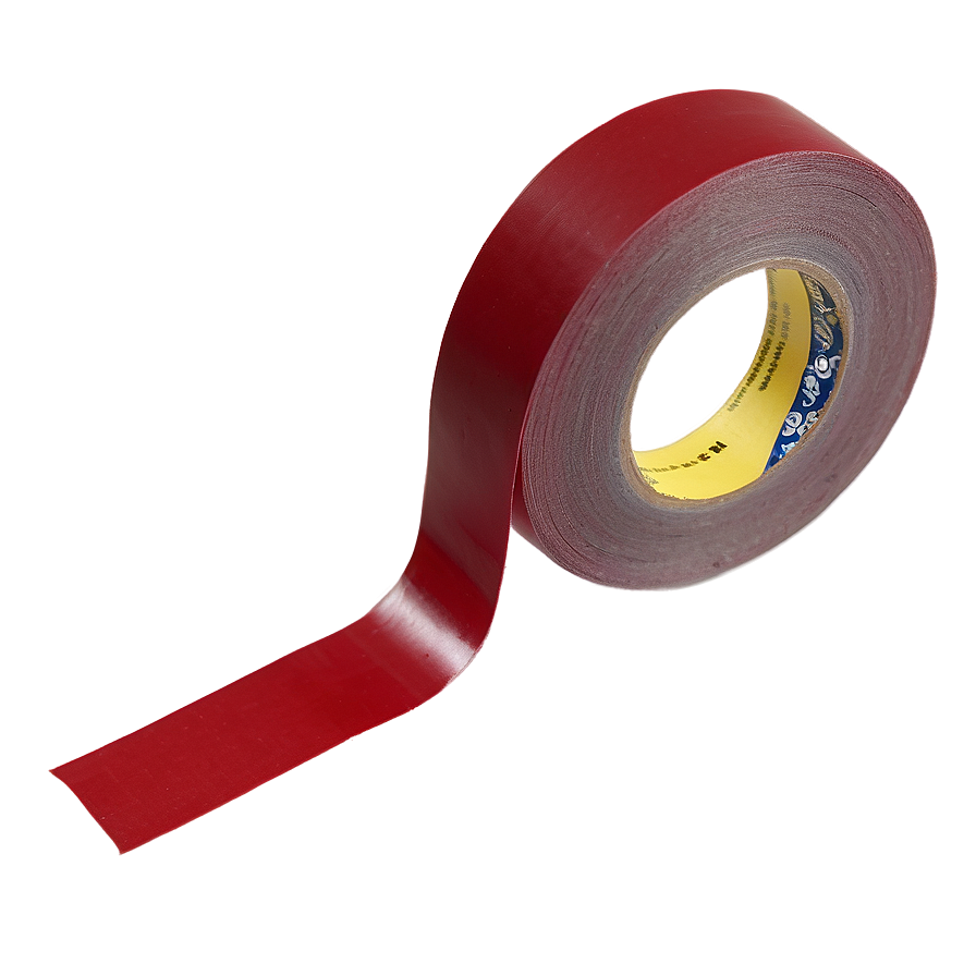 Matte Finish Red Tape Png 06132024