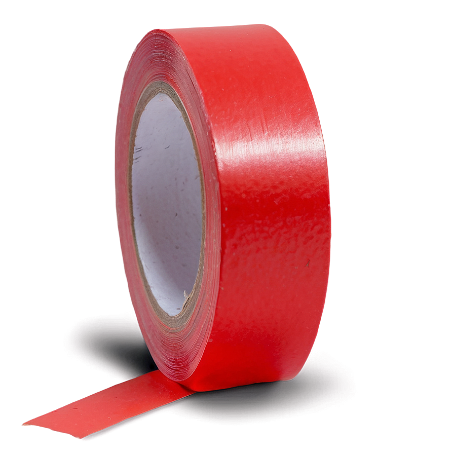 Matte Finish Red Tape Png Njn65