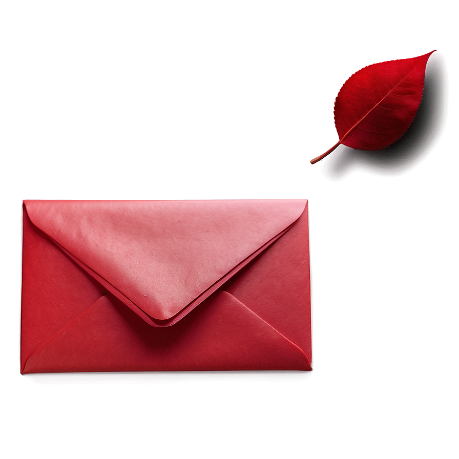 Matte Red Envelope Png Sbw