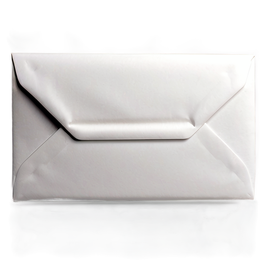 Matte White Envelope Png Shc45