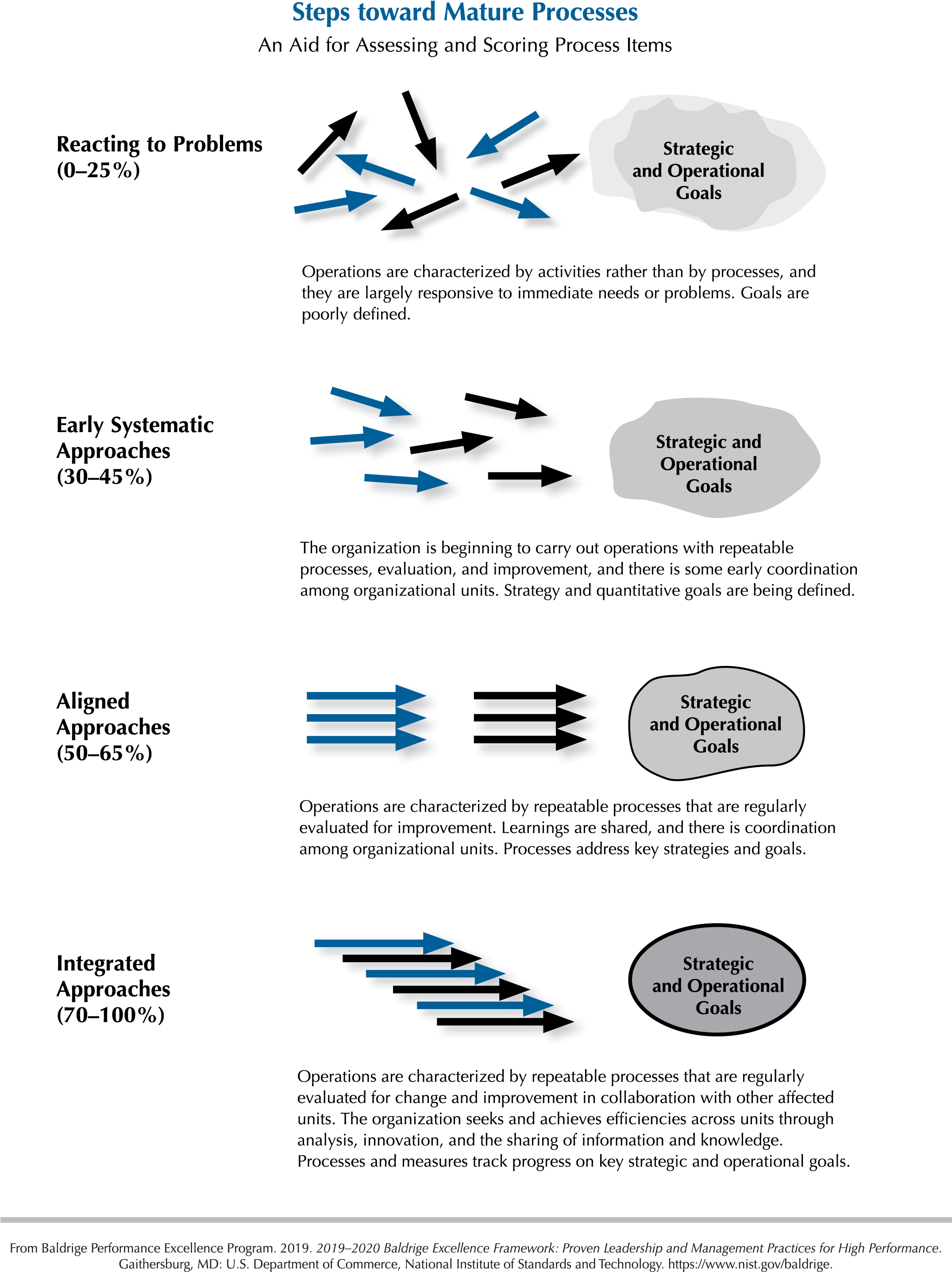 Maturity Process Model Infographic