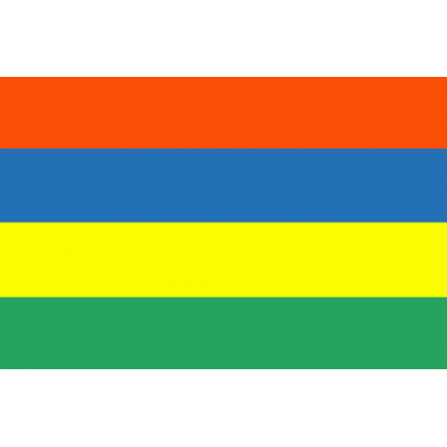 Mauritius Flag Graphic