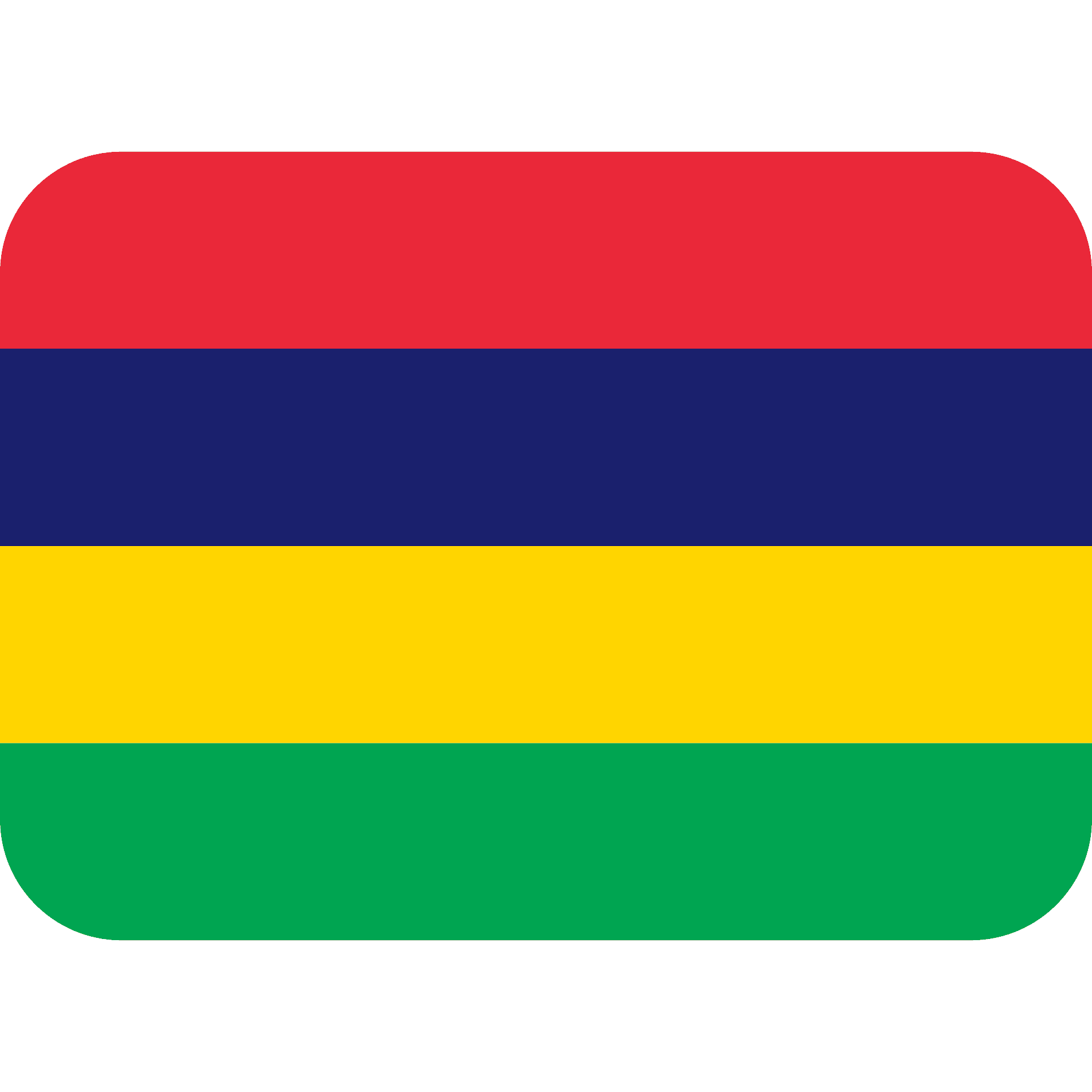 Mauritius Flag Representation