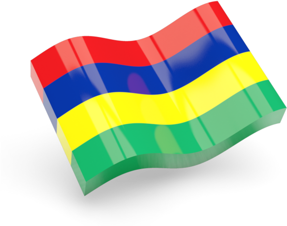 Mauritius Flag Waving