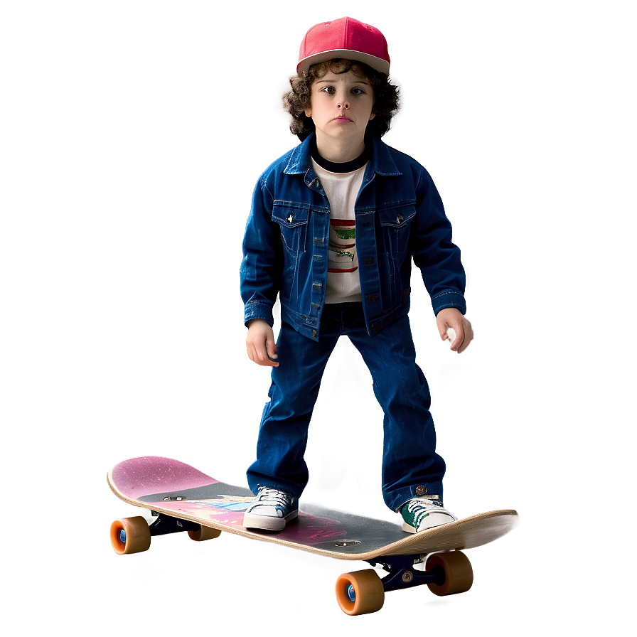 Max Skateboarding Stranger Things Png Cuv