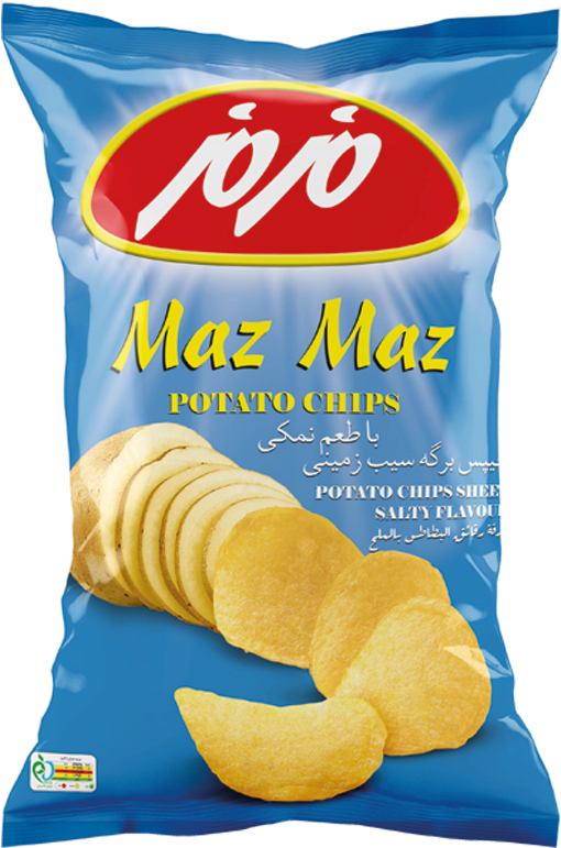 Maz Maz Potato Chips Package