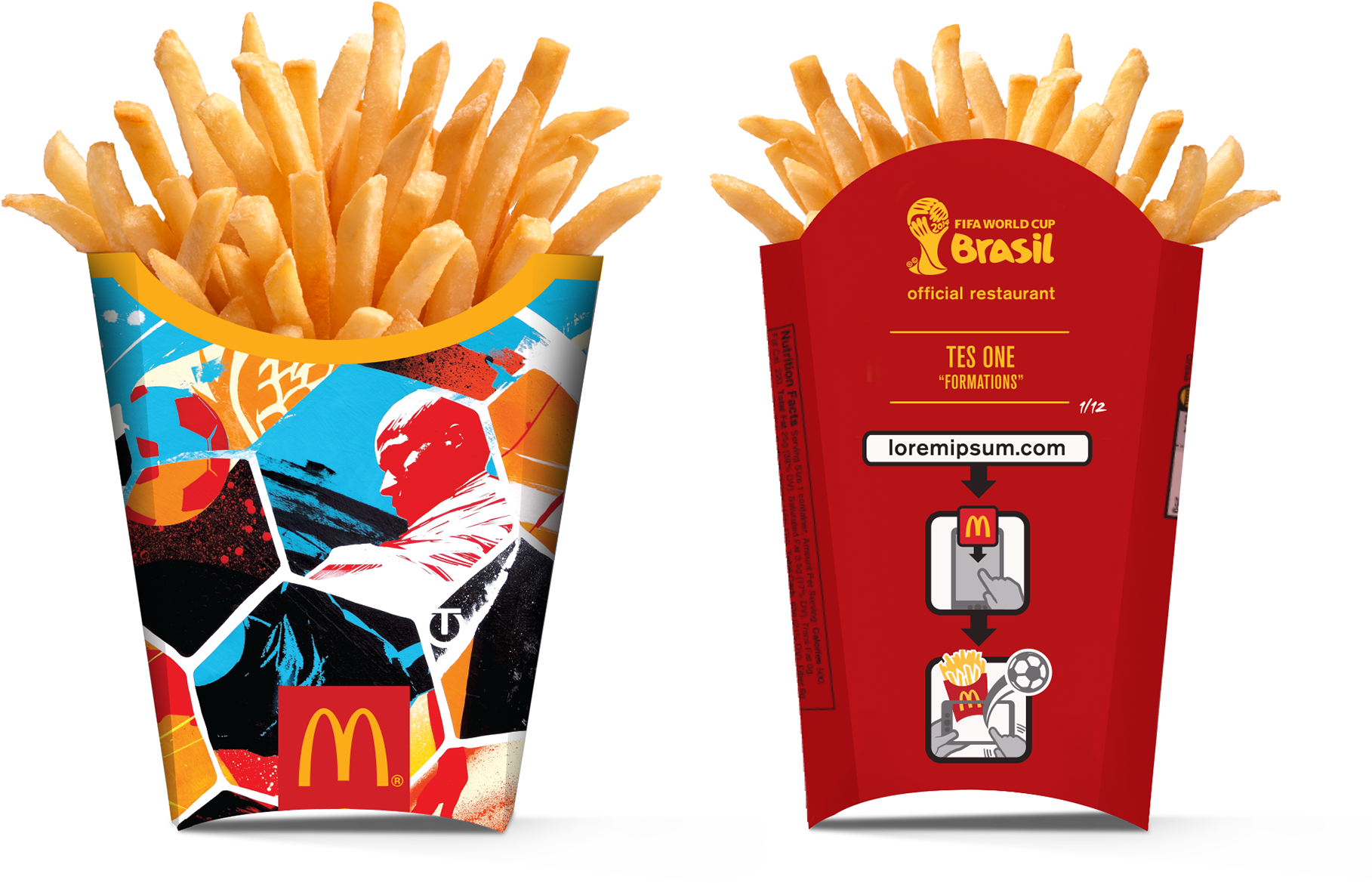 Mc Donalds F I F A World Cup Fries Packaging