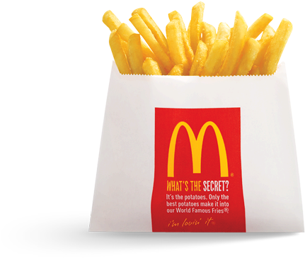 Mc Donalds Famous Fries Packaging