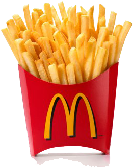 Mc Donalds French Fries Red Container