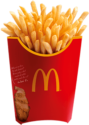 Mc Donalds French Fries Red Container