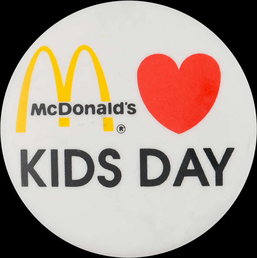 Mc Donalds Kids Day Logo