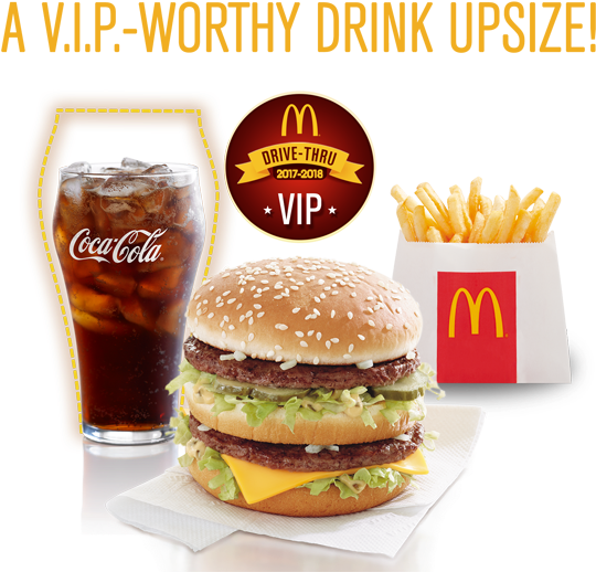 Mc Donalds V I P Upsize Promotion