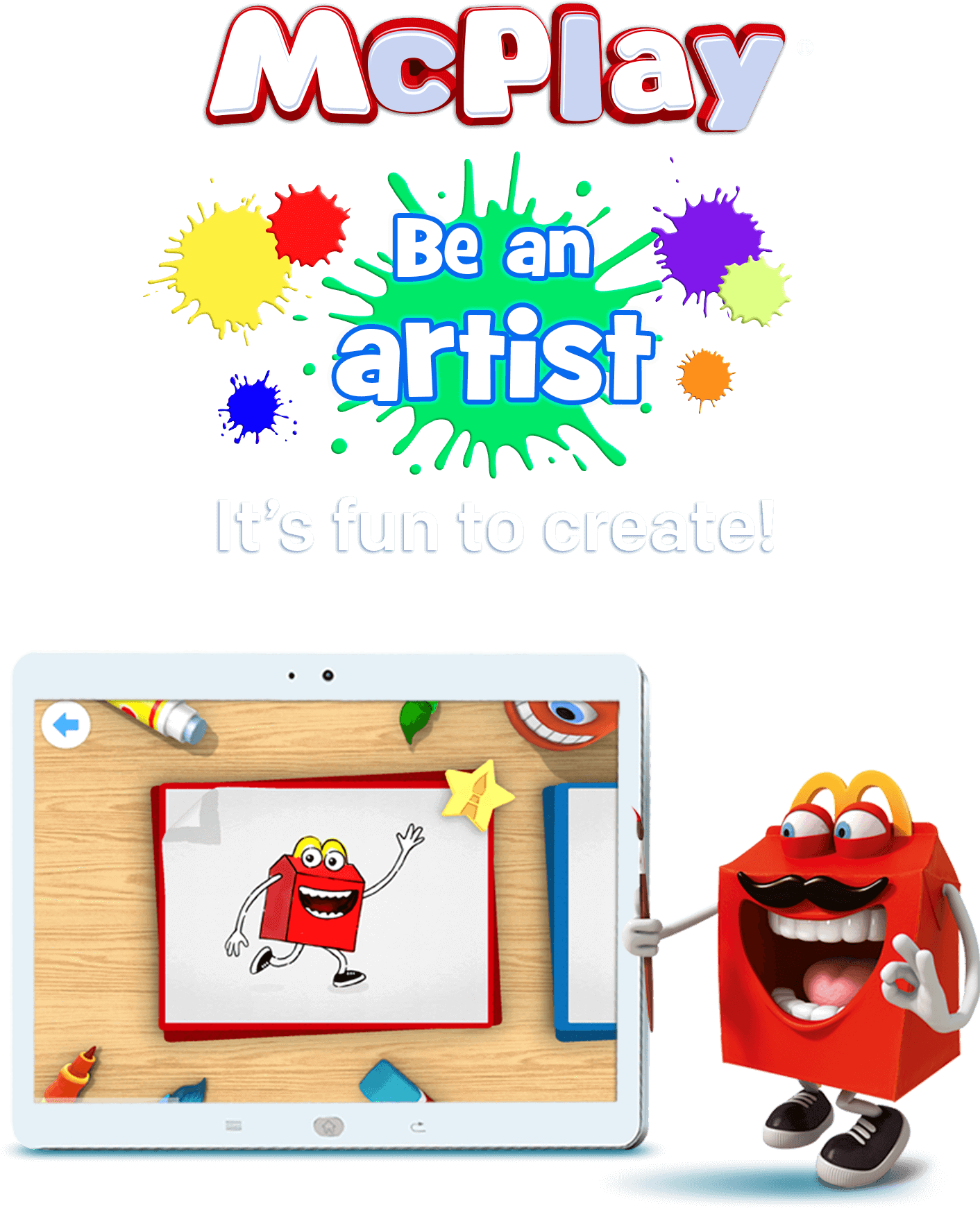 Mc Play Be An Artist Happy Meal Promotion