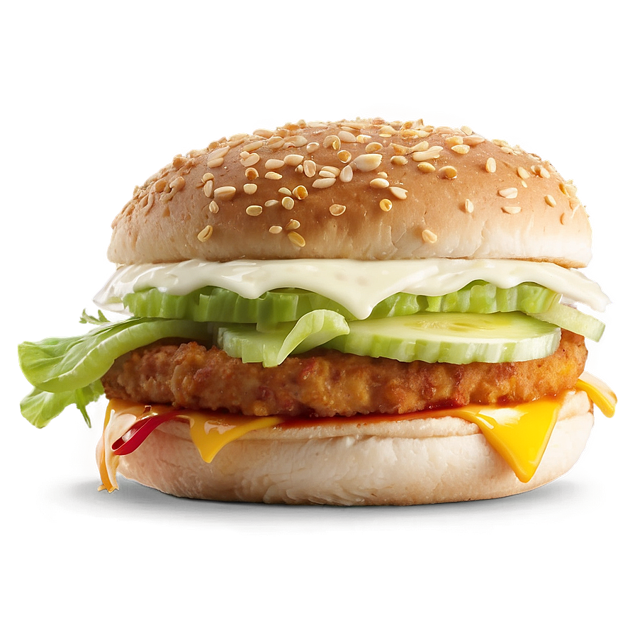 Mcdonald's Spicy Mcchicken Png Afg