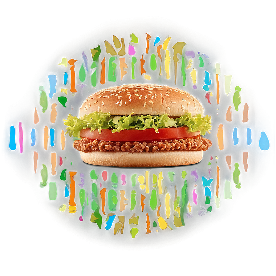 Mcdonalds Veggie Deluxe Burger Png Xmk13