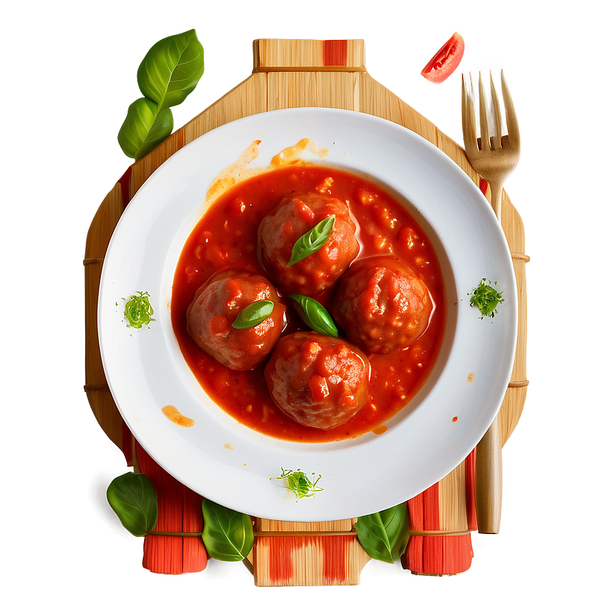 Meatball In Tomato Sauce Png Ivv75