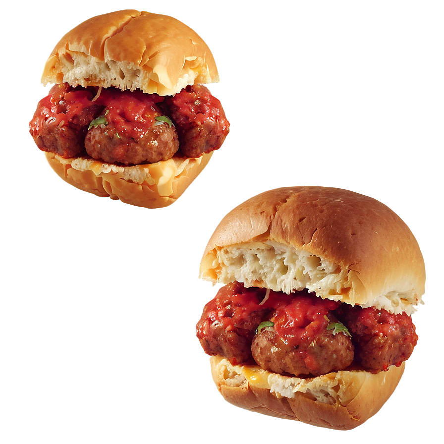 Meatball Slider Snack Png Hek49