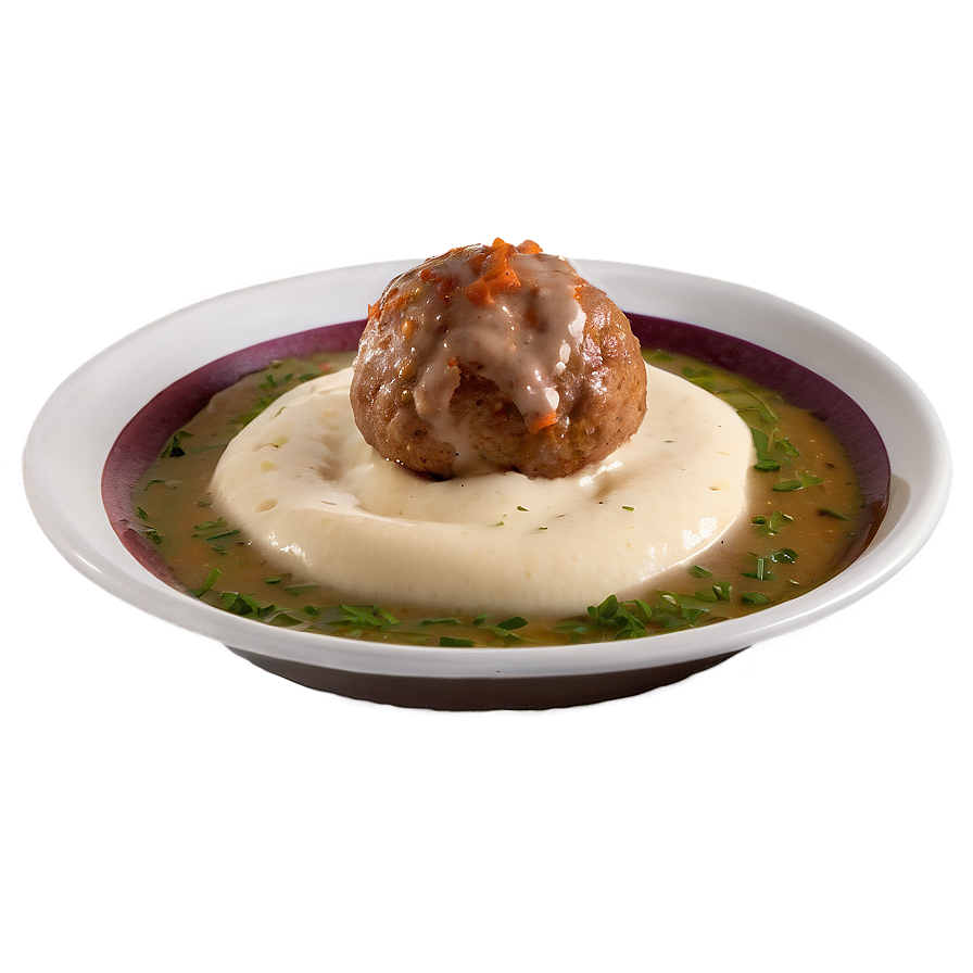 Meatball With Cream Sauce Png 53