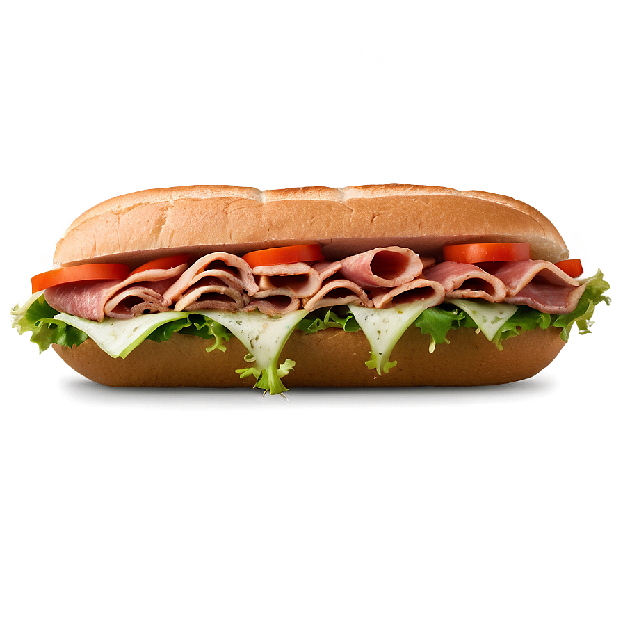 Meaty Sub Sandwich Png 06272024