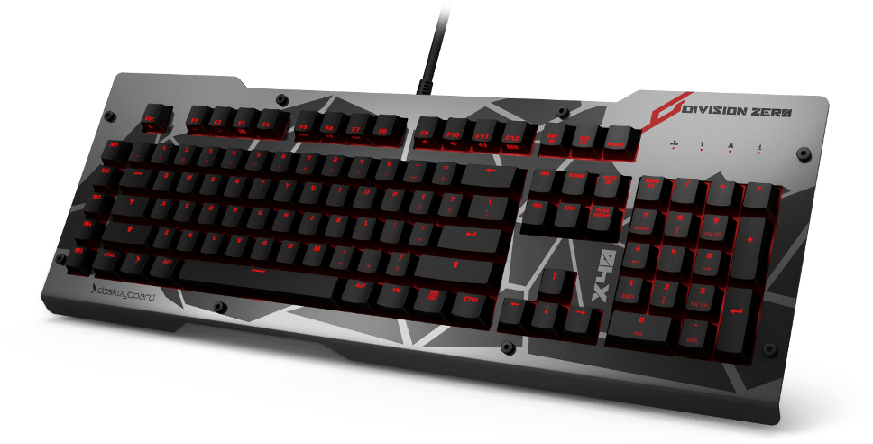 Mechanical Gaming Keyboard Red Backlit Keys