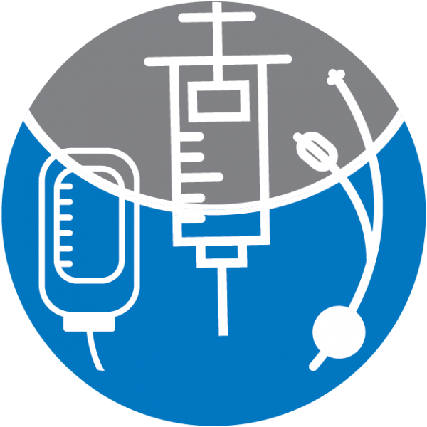 Medical I V Dripand Syringe Icon