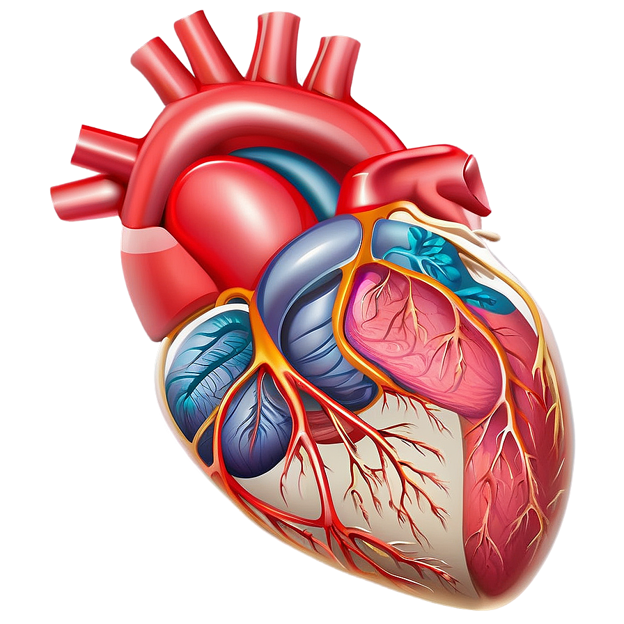 Medical Illustration Anatomical Heart Png Dmd13